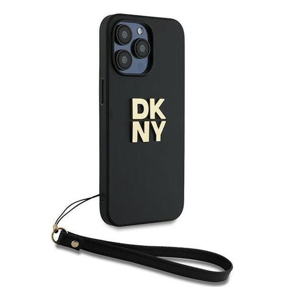 DKNY Wrist Strap Stock Logo case for iPhone 14 Pro - black - Uncategorized Cases (2) - Cases - Techbox