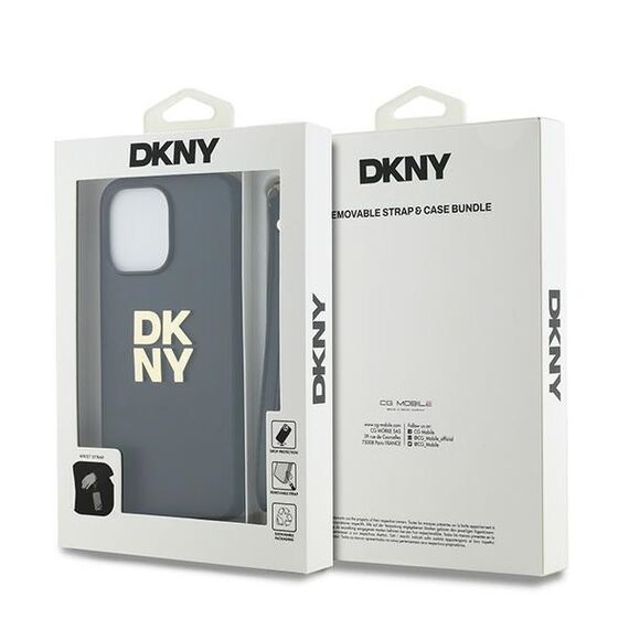 DKNY Wrist Strap Stock Logo case for iPhone 15 Pro Max - black - Uncategorized Cases (2) - Cases - Techbox