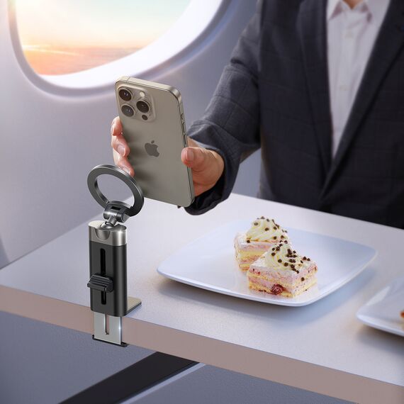 Joyroom JR-ZS413 magnetic travel stand for 4.7-7.0" phone - black - Smartphone Holders - Smartphones - Techbox