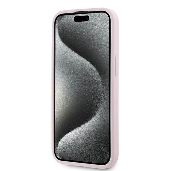 Karl Lagerfeld Diagonal Quilted Script case for iPhone 14 / 15 / 13 - pink - Uncategorized Cases (2) - Cases - Techbox