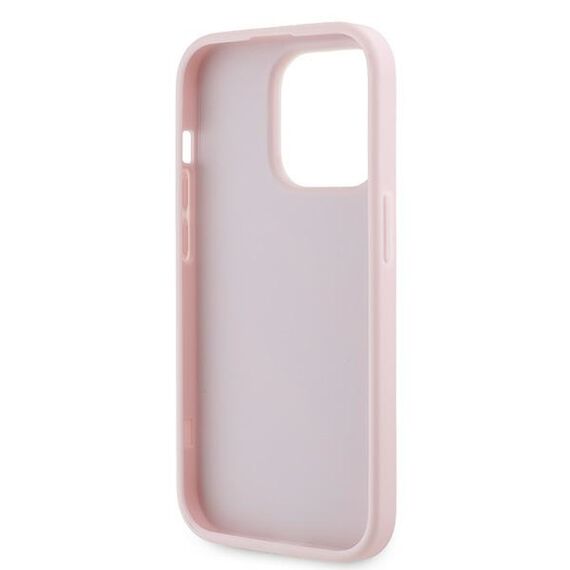 Karl Lagerfeld Diagonal Quilted Script case for iPhone 14 Pro - pink | Techbox
