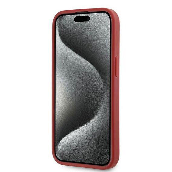 Karl Lagerfeld Diagonal Quilted Script case for iPhone 15 / 14 / 13 - red | Techbox