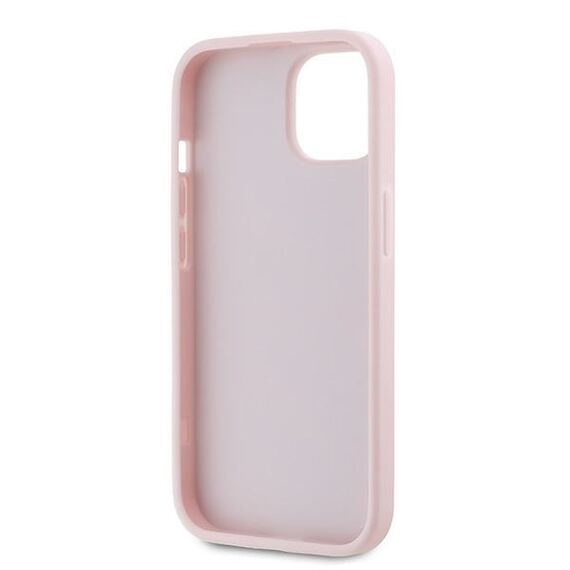 Karl Lagerfeld Diagonal Quilted Script case for iPhone 15 Plus / 14 Plus - pink | Techbox