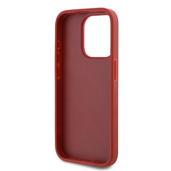 Karl Lagerfeld Diagonal Quilted Script case for iPhone 15 Pro - red | Techbox