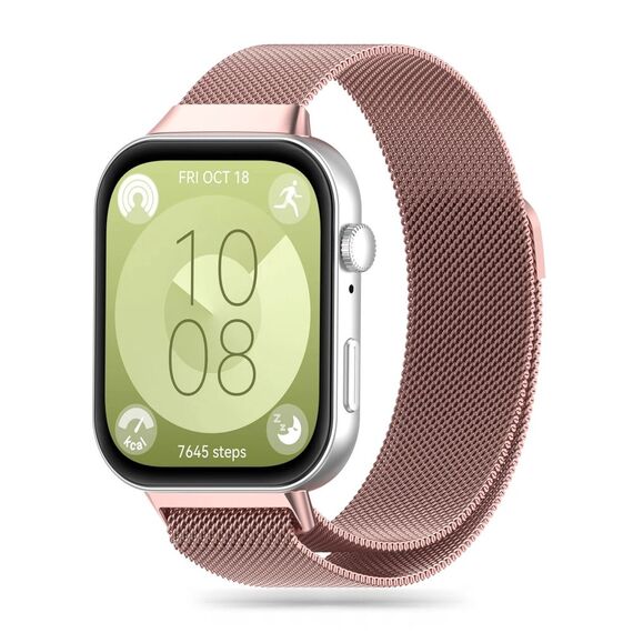 Tech-Protect MilaneseBand for Huawei Watch Fit 3 - Pink | Techbox