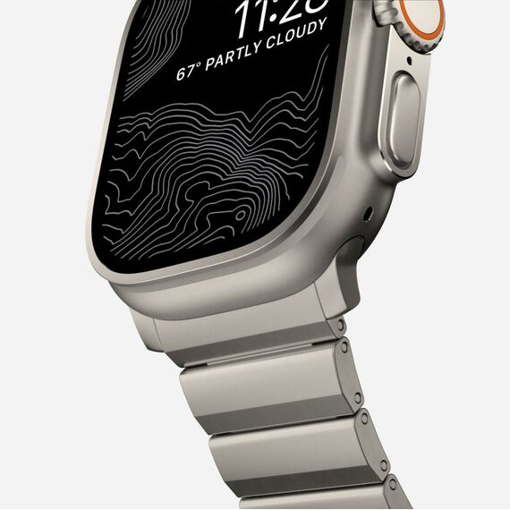 Tech-Protect SteelBand for Apple Watch 4 / 5 / 6 / 7 / 8 / 9 / SE / Ultra 1 / 2 (42/44/45/49 mm) - titanium | Techbox