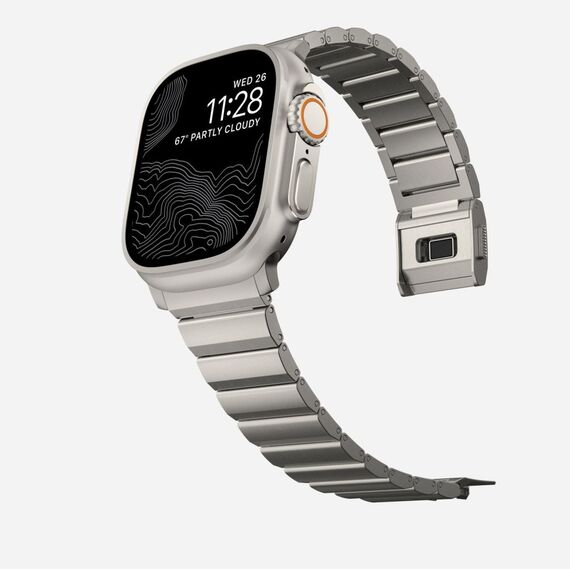 Tech-Protect SteelBand for Apple Watch 4 / 5 / 6 / 7 / 8 / 9 / SE / Ultra 1 / 2 (42/44/45/49 mm) - titanium | Techbox