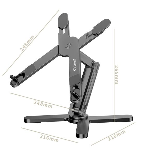 Tech-Protect ULS200 universal stand for laptops up to 16" - gray | Techbox