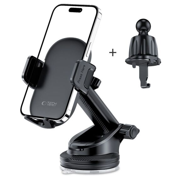 Tech-Protect V7 Car Phone Holder for Cockpit/Air Vent - Black | Techbox