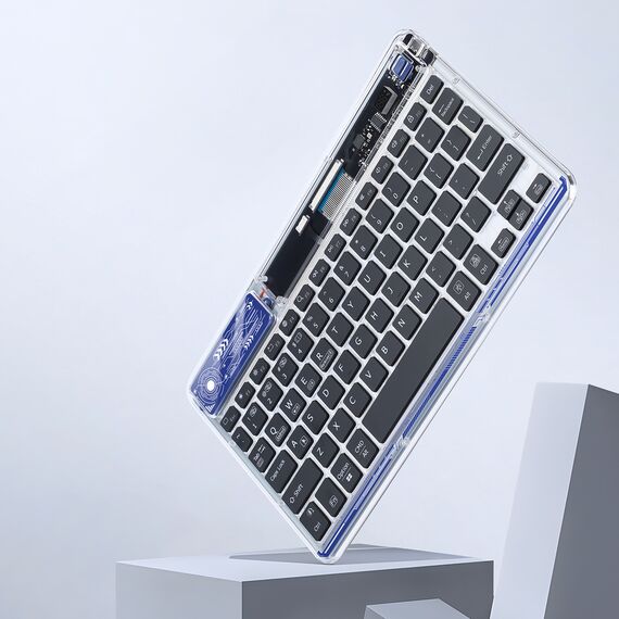 Dux Ducis Keyboard (CK Series) Wireless for Laptop / Tablet / Phone - Transparent | Techbox