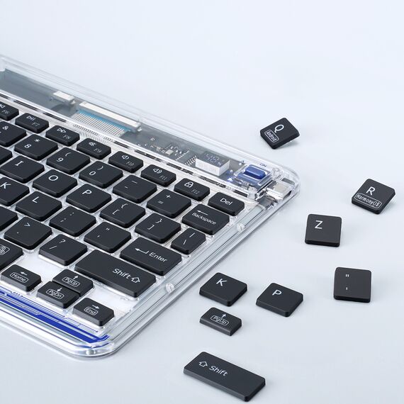 Dux Ducis Keyboard (CK Series) Wireless for Laptop / Tablet / Phone - Transparent | Techbox