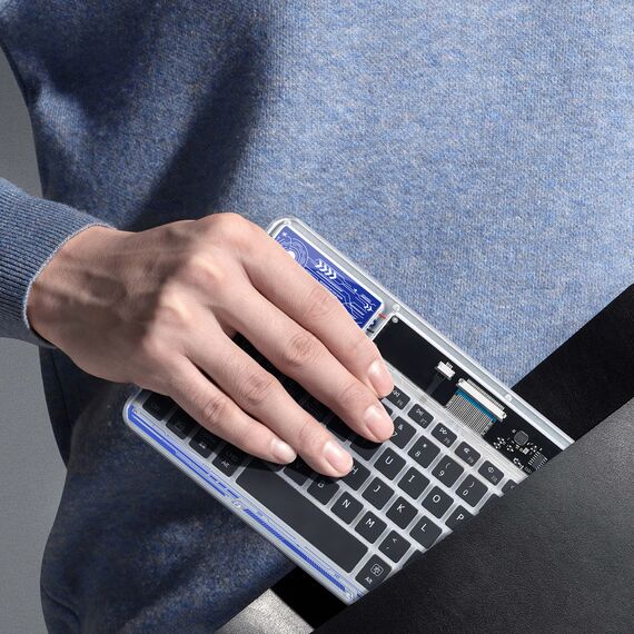 Dux Ducis Keyboard (CK Series) Wireless for Laptop / Tablet / Phone - Transparent | Techbox