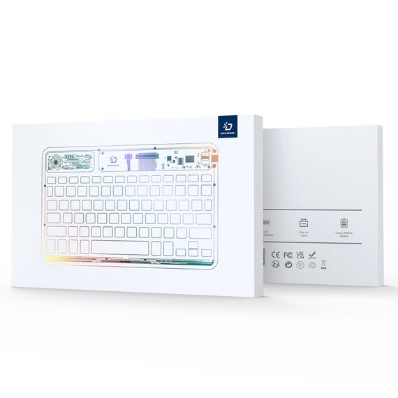 Dux Ducis Keyboard (CK Series) Wireless for Laptop / Tablet / Phone - Transparent | Techbox
