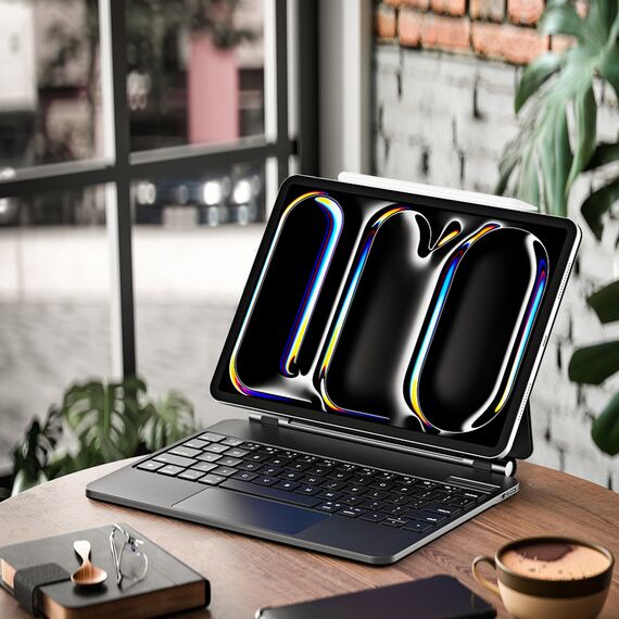 Dux Ducis Keyboard (MK Series) Case with Bluetooth Keyboard for iPad Pro 11" 2024 - Black | Techbox
