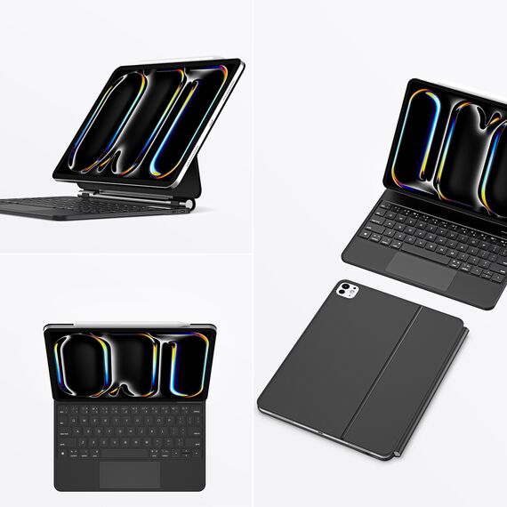 Dux Ducis Keyboard (MK Series) Case with Bluetooth Keyboard for iPad Pro 11" 2024 - Black | Techbox