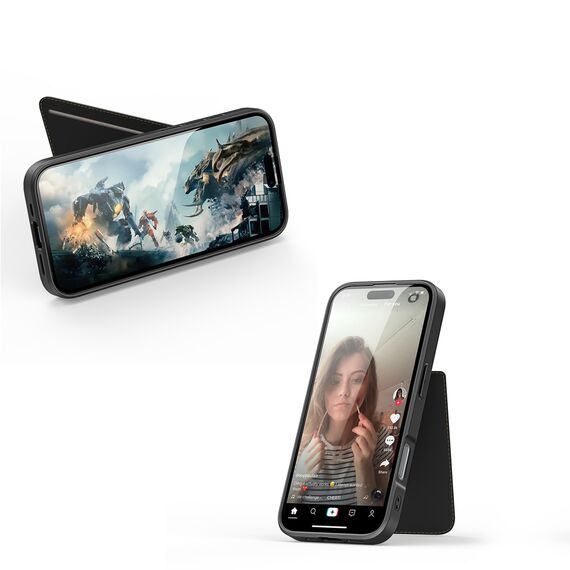 Dux Ducis Rafi II Mag Case with MagSafe for iPhone 16 - Black | Techbox