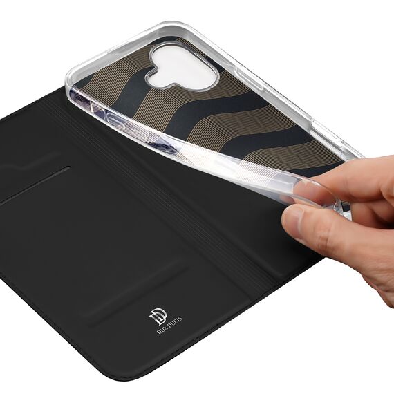 Dux Ducis Skin Pro iPhone 16 Plus Case with Flip and Card Slot - Black | Techbox