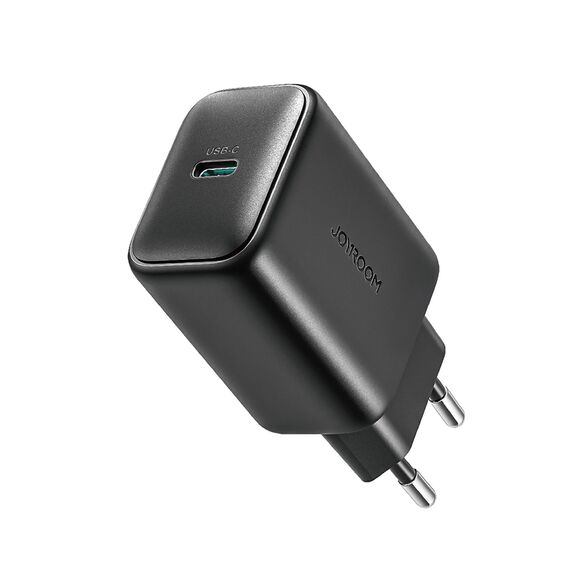 Joyroom JR-TCF23 network charger USB-C 25W SFC / PPS / PD - black + USB-C / USB-C cable 1m | Techbox