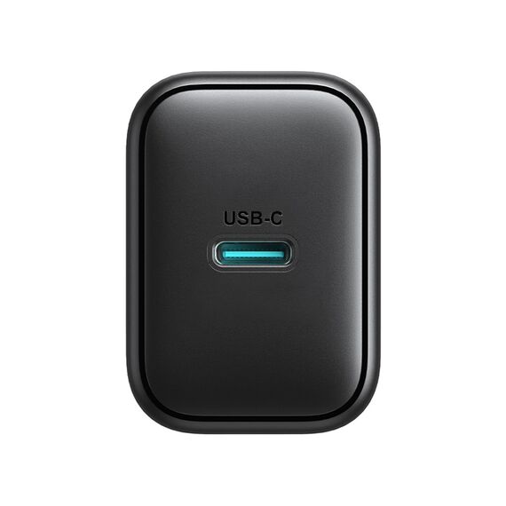 Joyroom JR-TCF23 network charger USB-C 25W SFC / PPS / PD - black + USB-C / USB-C cable 1m | Techbox