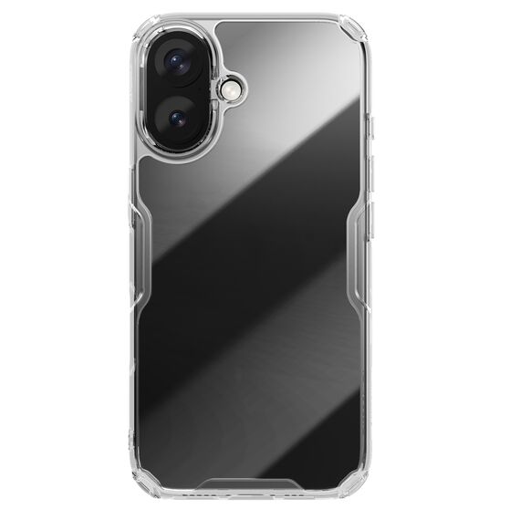 Nillkin Nature Pro Case for iPhone 16 - transparent and white | Techbox
