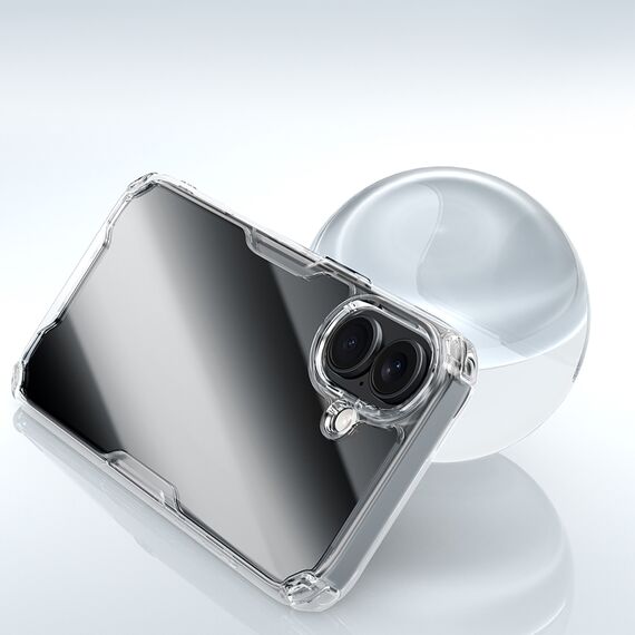 Nillkin Nature Pro Case for iPhone 16 - transparent and white | Techbox
