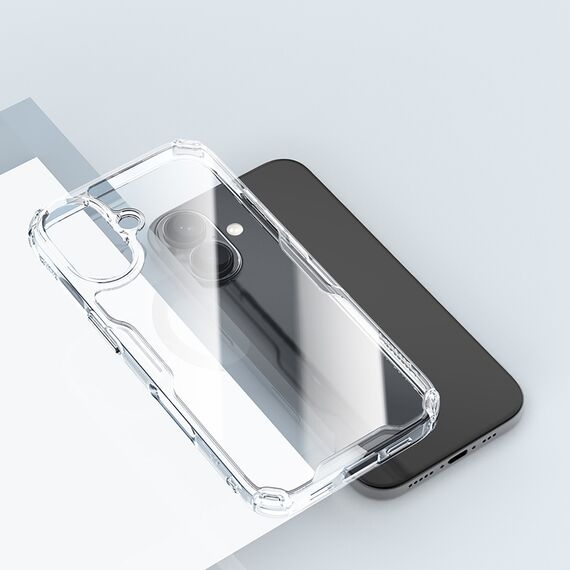 Nillkin Nature Pro Case for iPhone 16 - transparent and white | Techbox