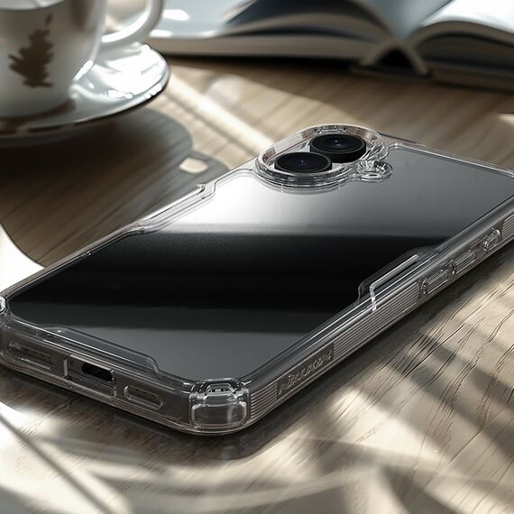 Nillkin Nature Pro Case for iPhone 16 - transparent and white | Techbox