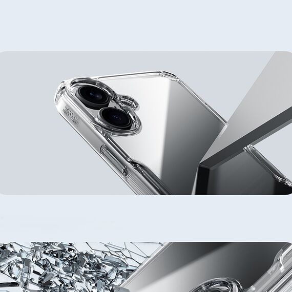 Nillkin Nature Pro Case for iPhone 16 - transparent and white | Techbox