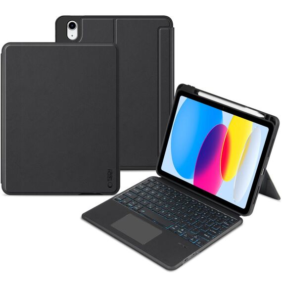 Tech-Protect SC Mag Pen + Keyboard Case for iPad 10.9" 10th Gen. (2022) - Black - Tablet Accessories - Tablet PC & Accessories - Techbox