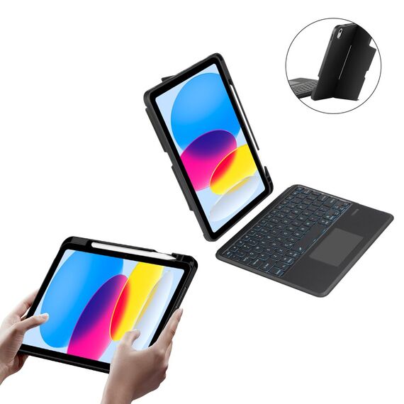 Tech-Protect SC Mag Pen + Keyboard Case for iPad 10.9" 10th Gen. (2022) - Black - Tablet Accessories - Tablet PC & Accessories - Techbox