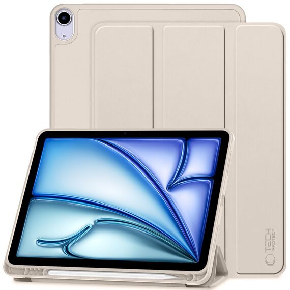Tech-Protect SC Pen Case for Apple iPad Air 10.9" 4th / 5th gen. (2020-2022) / 11" 6th gen. (2024) - Beige - Tablet Accessories - Tablet PC & Accessories - Techbox