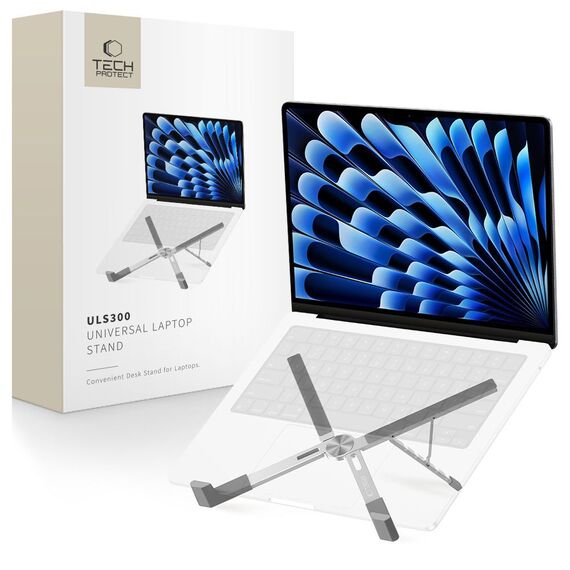Tech-Protect ULS300 Laptop Stand - Silver | Techbox