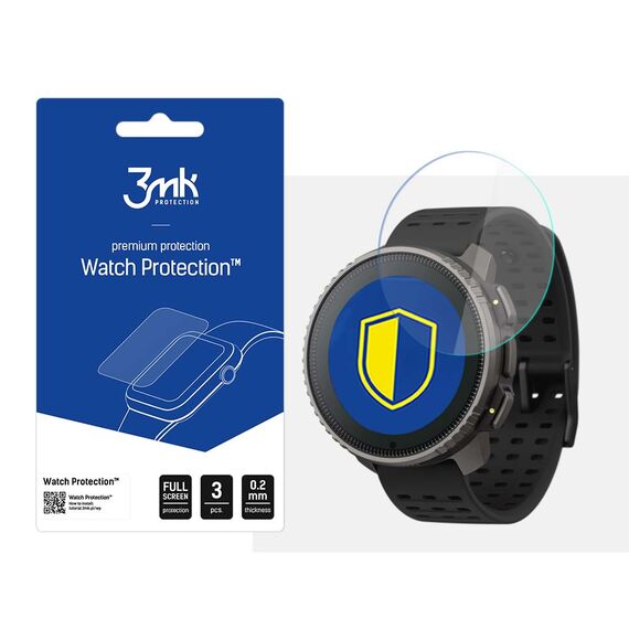 3mk Watch Protection™ v. FlexibleGlass hybrid glass on Suunto Vertical Titanium Solar | Techbox