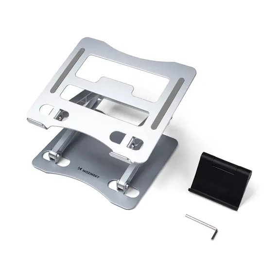 Wozinsky WRS-CPY75DSS aluminum laptop stand - silver - Cooling Pads - Laptop Accessories - Techbox
