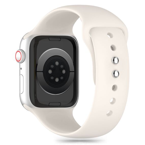 Tech-Protect Silicone Strap for Apple Watch 4 / 5 / 6 / 7 / 8 / 9 / SE (38 / 40 / 41 mm) - Beige | Techbox