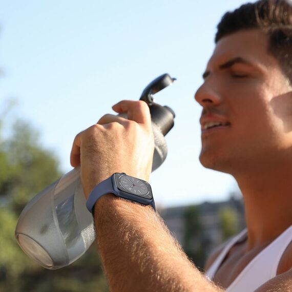 Tech-Protect Silicone Strap for Apple Watch 4 / 5 / 6 / 7 / 8 / 9 / SE / Ultra 1 / 2 (42 / 44 / 45 / 49 mm) - Brown | Techbox