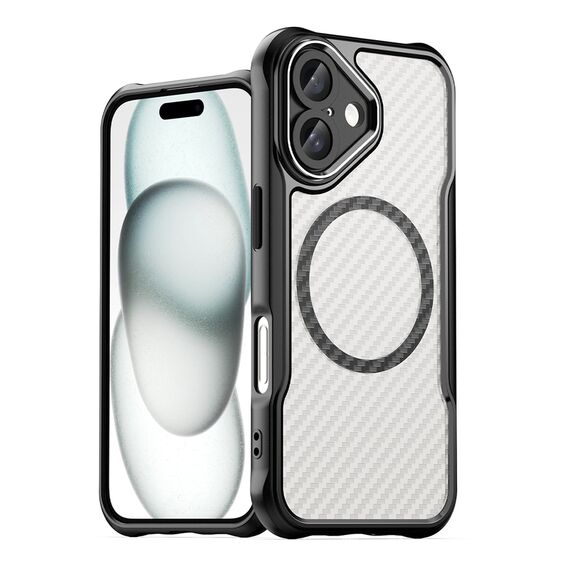 Leading Series MagSafe Silicone Case for iPhone 16 Plus - Black - Apple Cases - Cases - Techbox