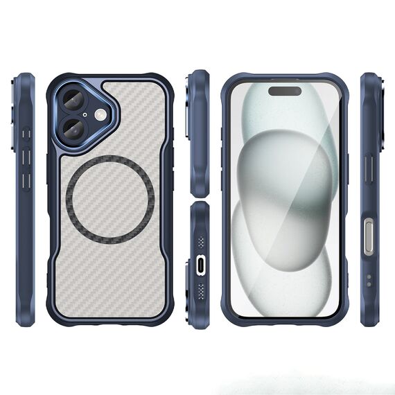Leading Series MagSafe Silicone Case for iPhone 16 Plus - Blue | Techbox