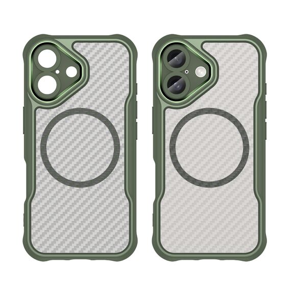 Leading Series MagSafe Silicone Case for iPhone 16 Plus - Green | Techbox