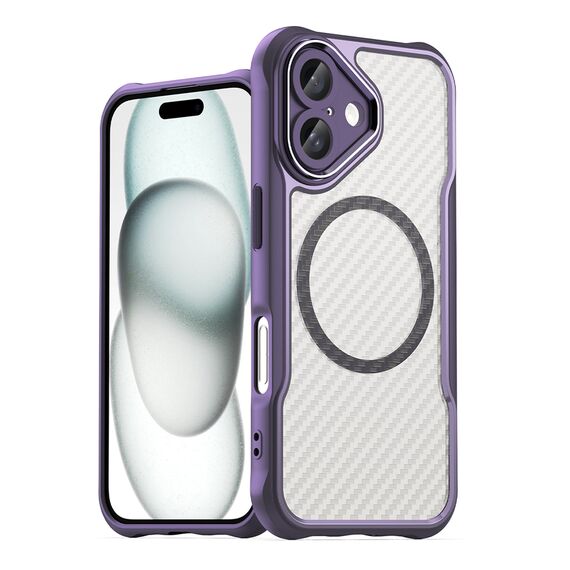 Leading Series MagSafe Silicone Case for iPhone 16 Plus - Purple | Techbox
