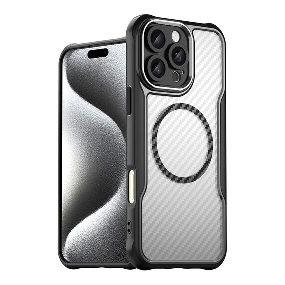 Leading Series MagSafe Silicone Case for iPhone 16 Pro - Black - Apple Cases - Cases - Techbox