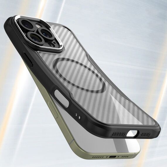 Leading Series MagSafe Silicone Case for iPhone 16 Pro - Black - Apple Cases - Cases - Techbox