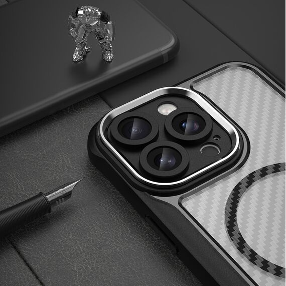 Leading Series MagSafe Silicone Case for iPhone 16 Pro Max - Black | Techbox