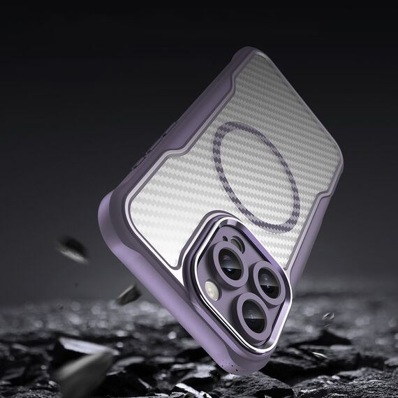 Leading Series MagSafe Silicone Case for iPhone 16 Pro - Purple | Techbox