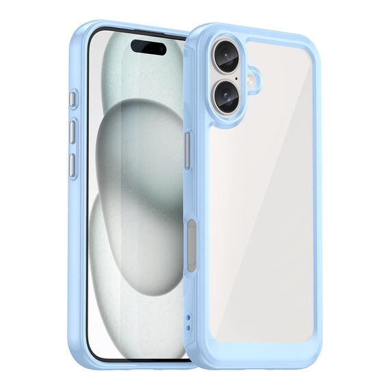 Outer Space Case with Gel Frame for iPhone 16 - Blue | Techbox