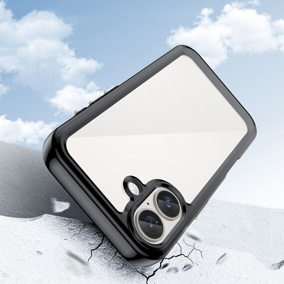 Outer Space Case with Gel Frame for iPhone 16 Plus - Black | Techbox