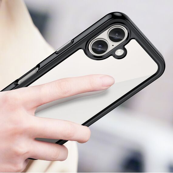 Outer Space Case with Gel Frame for iPhone 16 Plus - Black | Techbox
