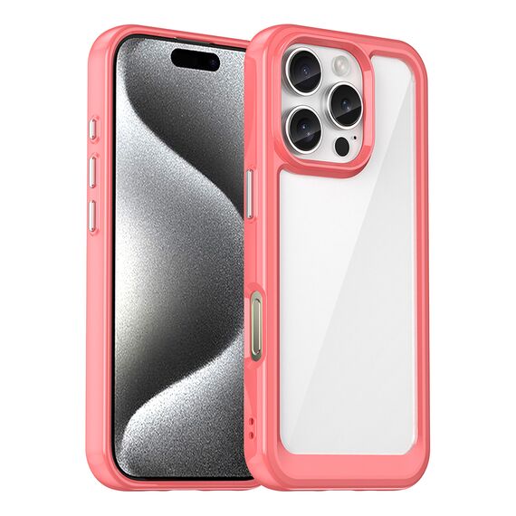 Outer Space Case with Gel Frame for iPhone 16 Pro Max - Red - Apple Cases - Cases - Techbox