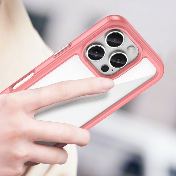 Outer Space Case with Gel Frame for iPhone 16 Pro Max - Red - Apple Cases - Cases - Techbox