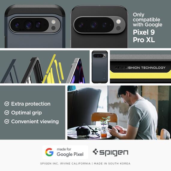 Spigen Tough Armor case for Google Pixel 9 Pro XL - graphite | Techbox